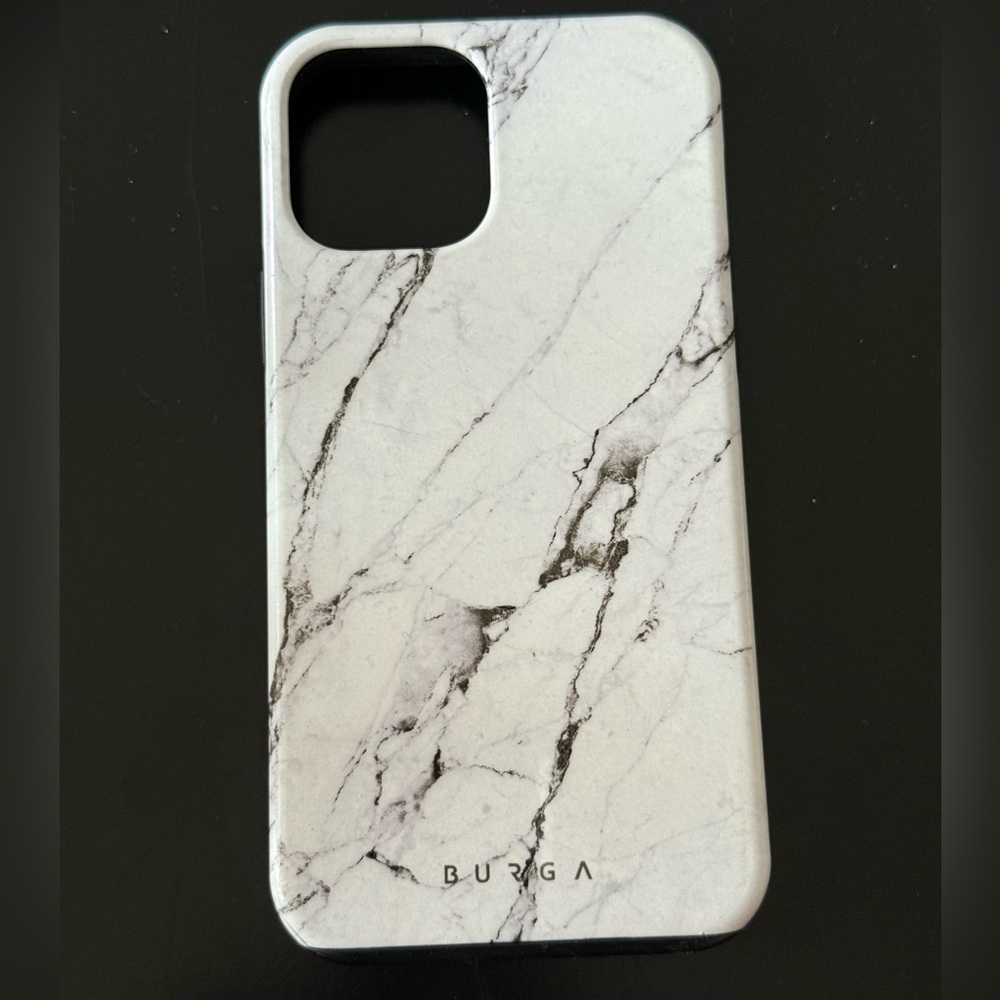 Burga White Marble iPhone 12 Pro Case